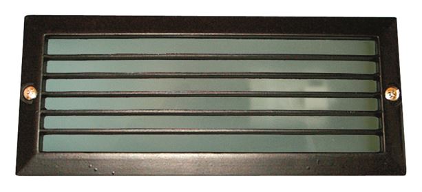 [BAL-8370N] BALIZA PARED RECTANGULAR IP54 E27 NEGRA REJILLA RECTA FENOPLASTICA