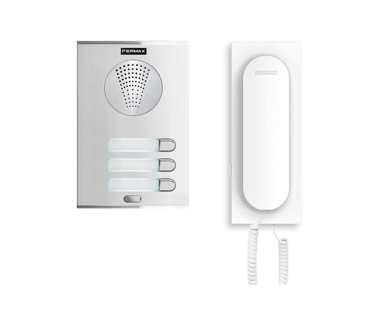 KIT PORTERO AUDIO FERMAX 4+n CITYLINE 3L AG 230V TEL. BL.