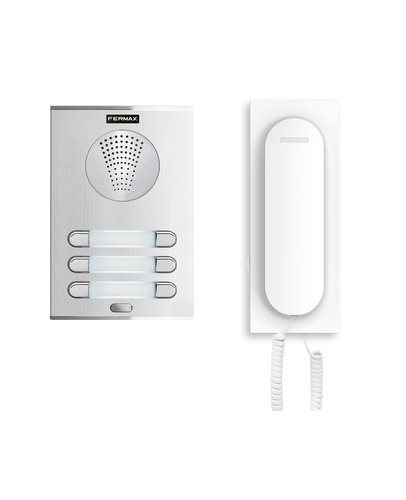 KIT PORTERO AUDIO FERMAX 4+n CITYLINE 6L AG 230V TEL. BL.