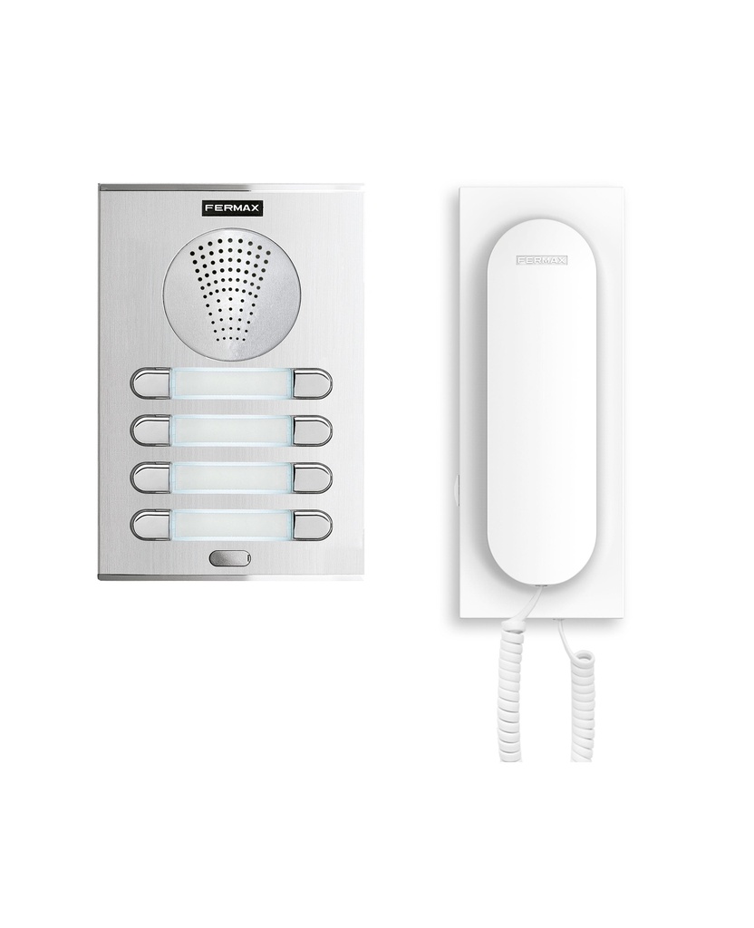 KIT PORTERO AUDIO FERMAX 4+n CITYLINE 8L AG 230V TEL. BL.