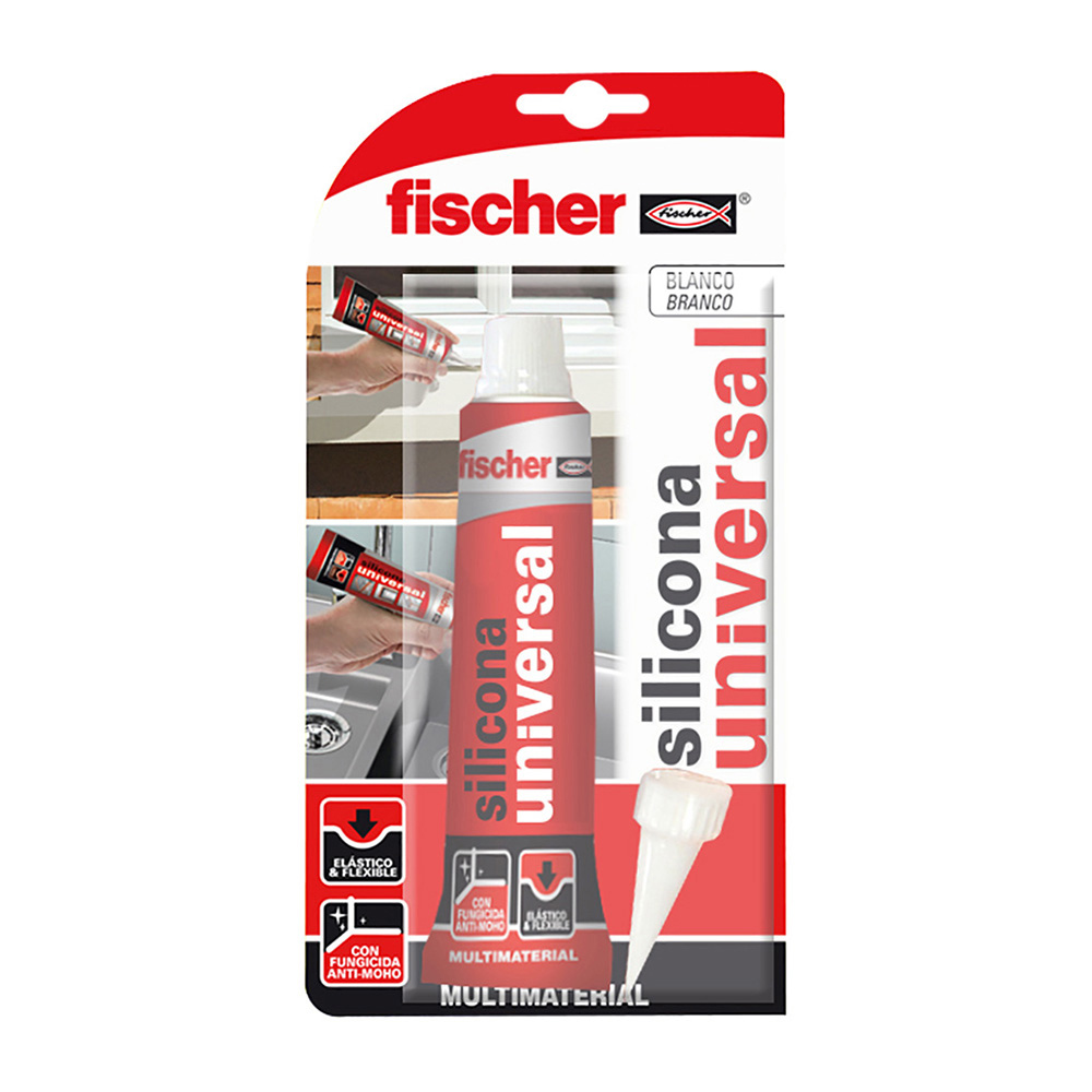 [QUI-96110] BLISTER SILICONA UNIVERSAL TRANSPARENTE FISCHER 50ML