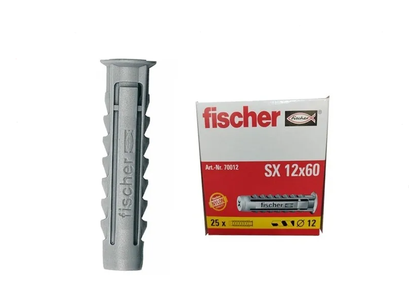 [FIJ-TACO-12] Caja 25uds TACO FISCHER SX 12X60mm N12