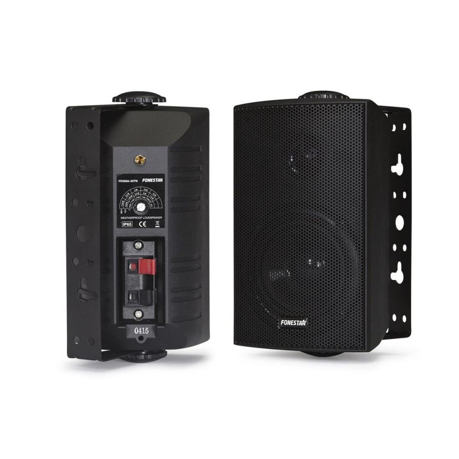 [SON-ALT-PRISMA-30TW] ALTAVOZ PRISMA 30W RMS - 60W MAX TRANSF. LINEA 100V y 8 Ohm IP65 NEGRO