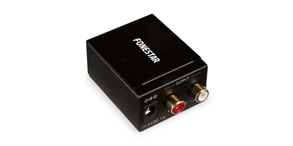 [SON-CON-FO-37DA] CONVERTIDOR AUDIO OPTICO DIGITAL SPDIF - AUDIO ANALOGICO RCA