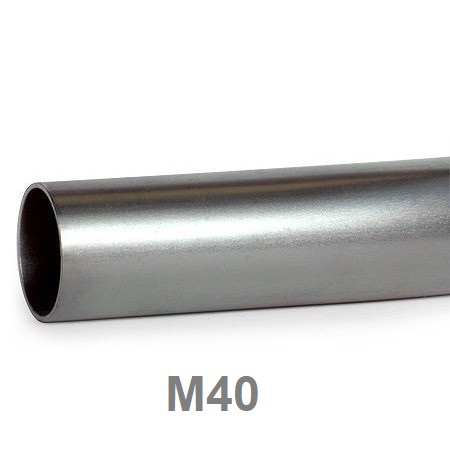[TME40] Ud. TUBO 3mts METALICO ACERO RIGIDO "TAE" ENCHUFABLE M40