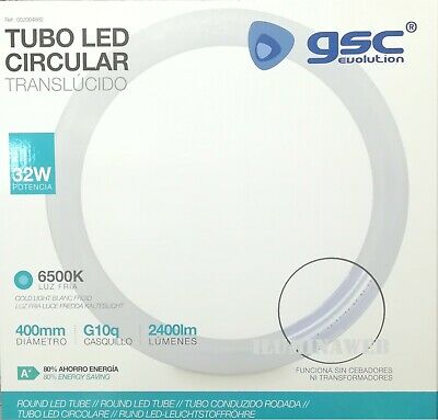 [TBL-CIR-32W-6] TUBO CIRCULAR LED T9 32W 1700Llm 6500ºK Ø400MM