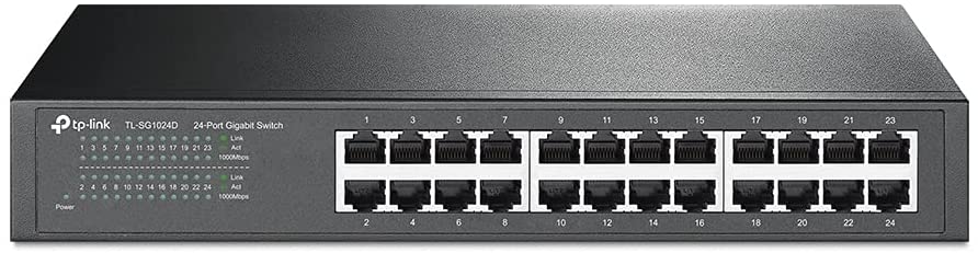 [INF-SW-24P1G] SWITCH GIGABIT 24 PUERTOS 10/100/1000Mbps NO GESTIONABLE