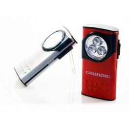 LINTERNA LED ALUMINIO PETACA 3 LED GRUNDIG BAT. INCL.