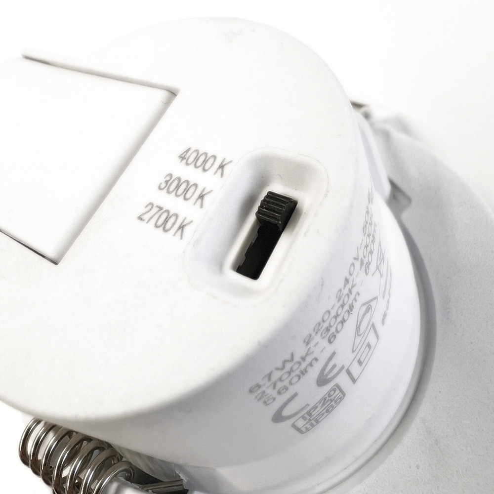 DOWNLIGHT LED KRAO M 10.5W 27-30-40K 100º BLANCO IP65 Ø105X59MM CUT: Ø85MM