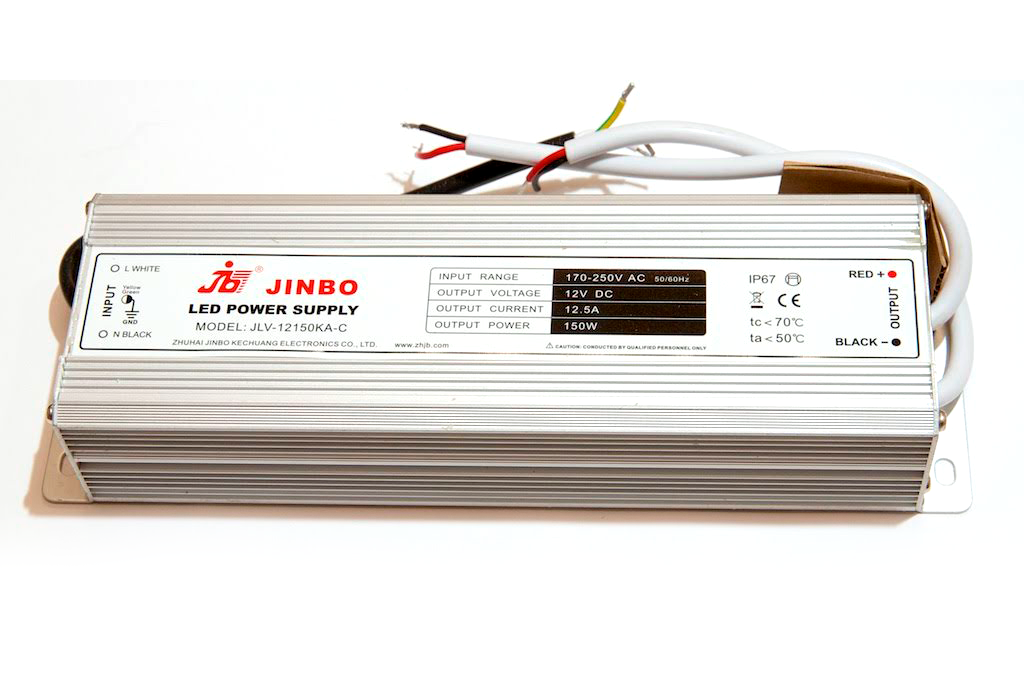 TRANSFORMADOR IP67 150W 12.5A 12VDC POPP