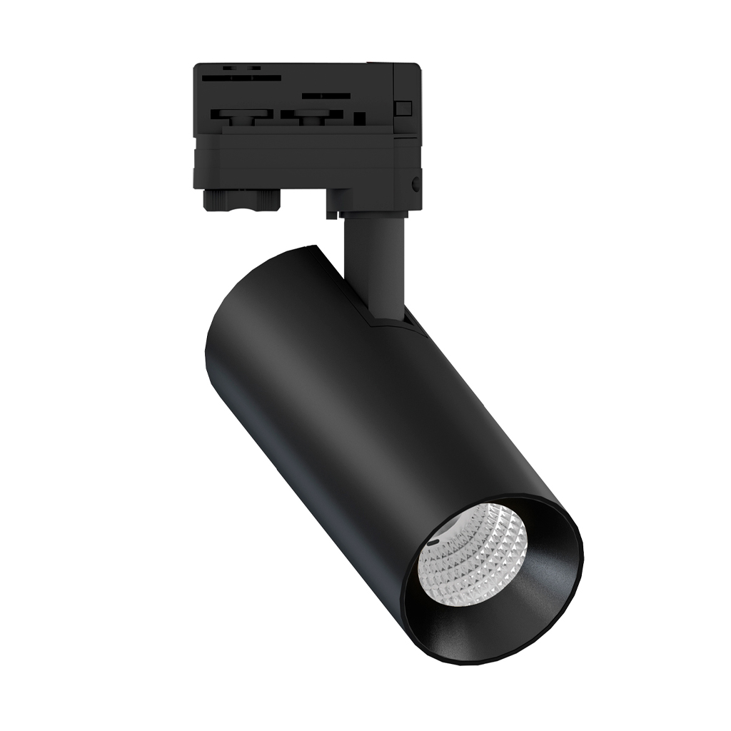 FOCO CARRIL TRIFASICO ''ZUNIT'' 28W CCT 36º NEGRO