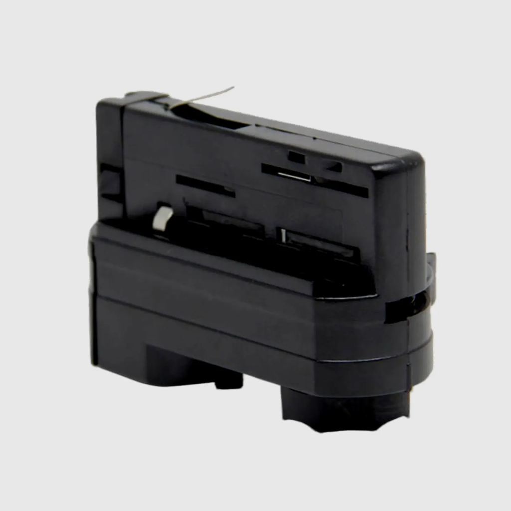 ADAPTADOR CARRIL TRIFASICO 3P SALIDA DE CABLE NEGRO