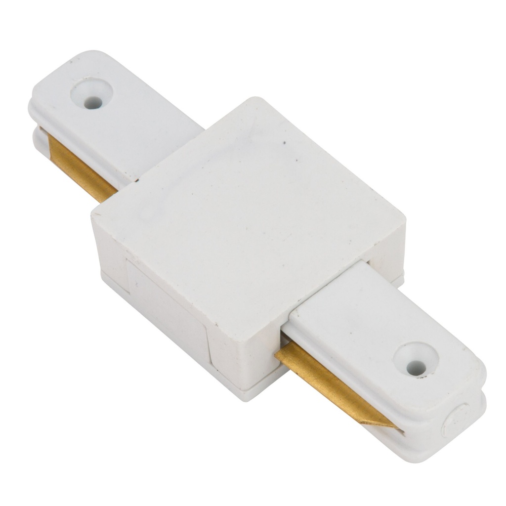 CONECTOR UNION PARA CARRIL MONOFASICO RECTO ? BLANCO