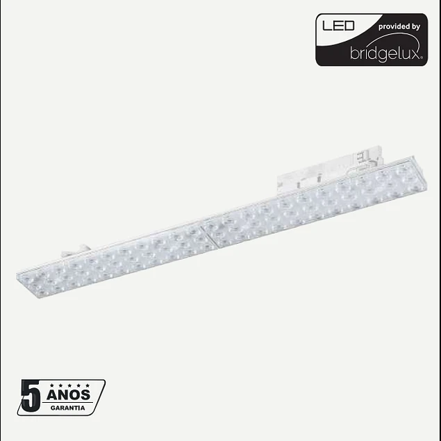 FOCO LINEAL CARRIL TRIFASICO ''HARPER'' BLANCO 20W 2000lm 4000ºK 572x61x66mm