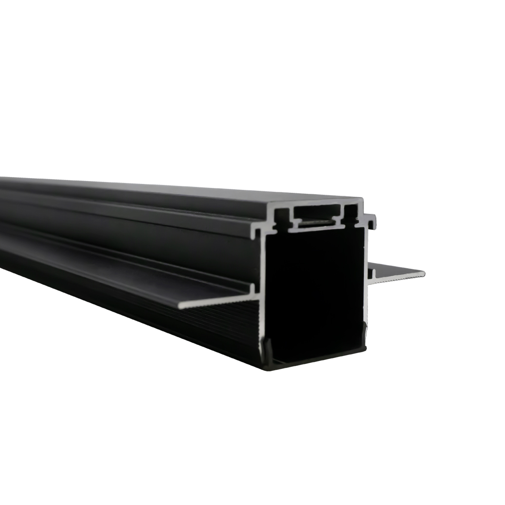 [FC-MAG-LA31292] CARRIL MAGNETICO PARA EMPOTRAR NEGRO 1m ''LA''