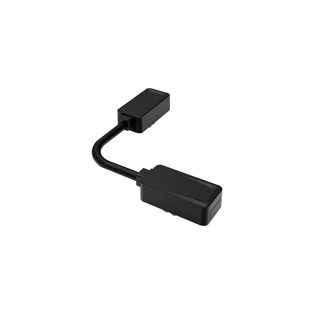 [FC-MAG-LA31391] ACCESORIO UNION FLEXIBLE NEGRA PARA CARRIL MAGNETICO SLIM