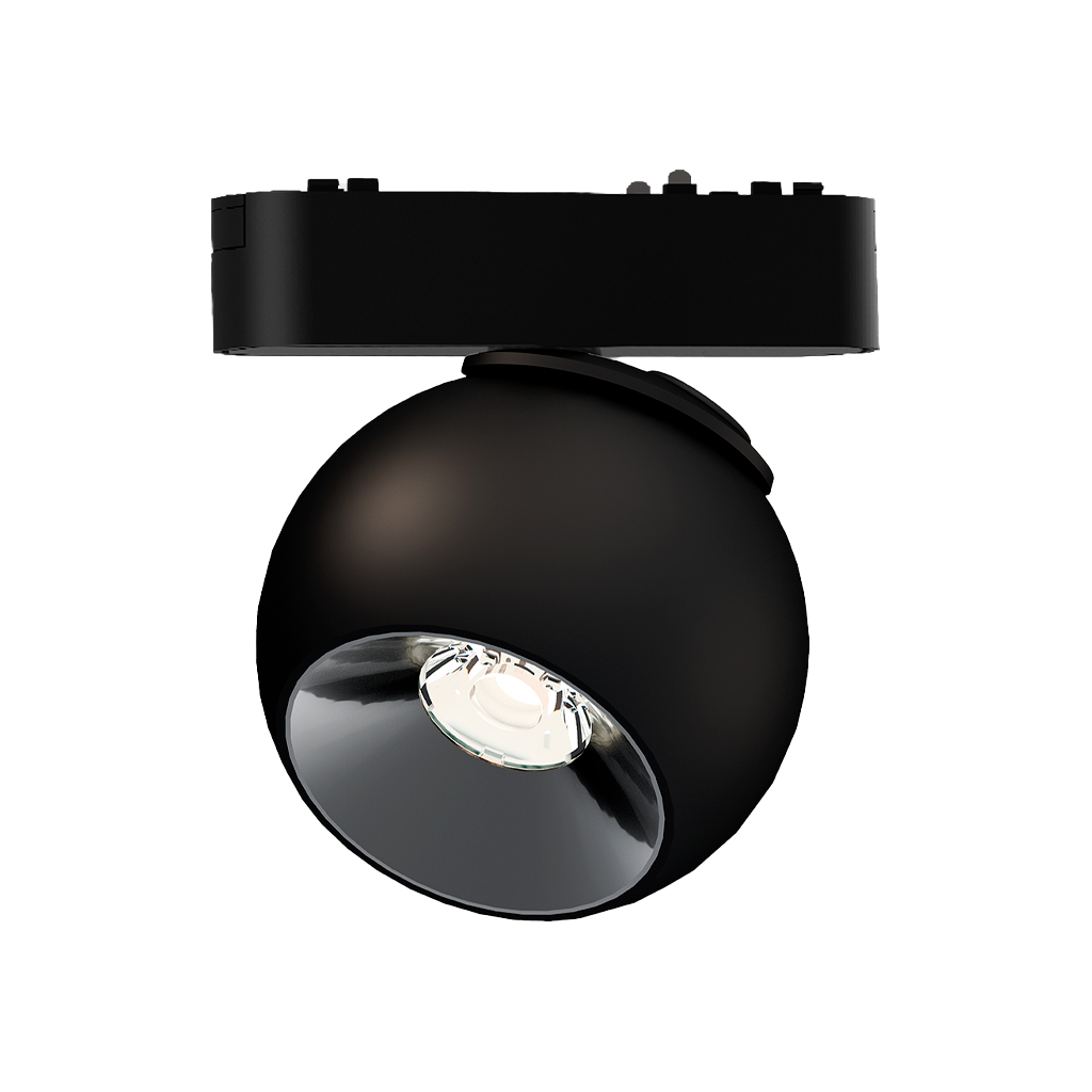 FOCO BOLA MAGNETICO 40V 12W 4000ºK 1000lm 36º NEGRO 114.5xØ100x118mm