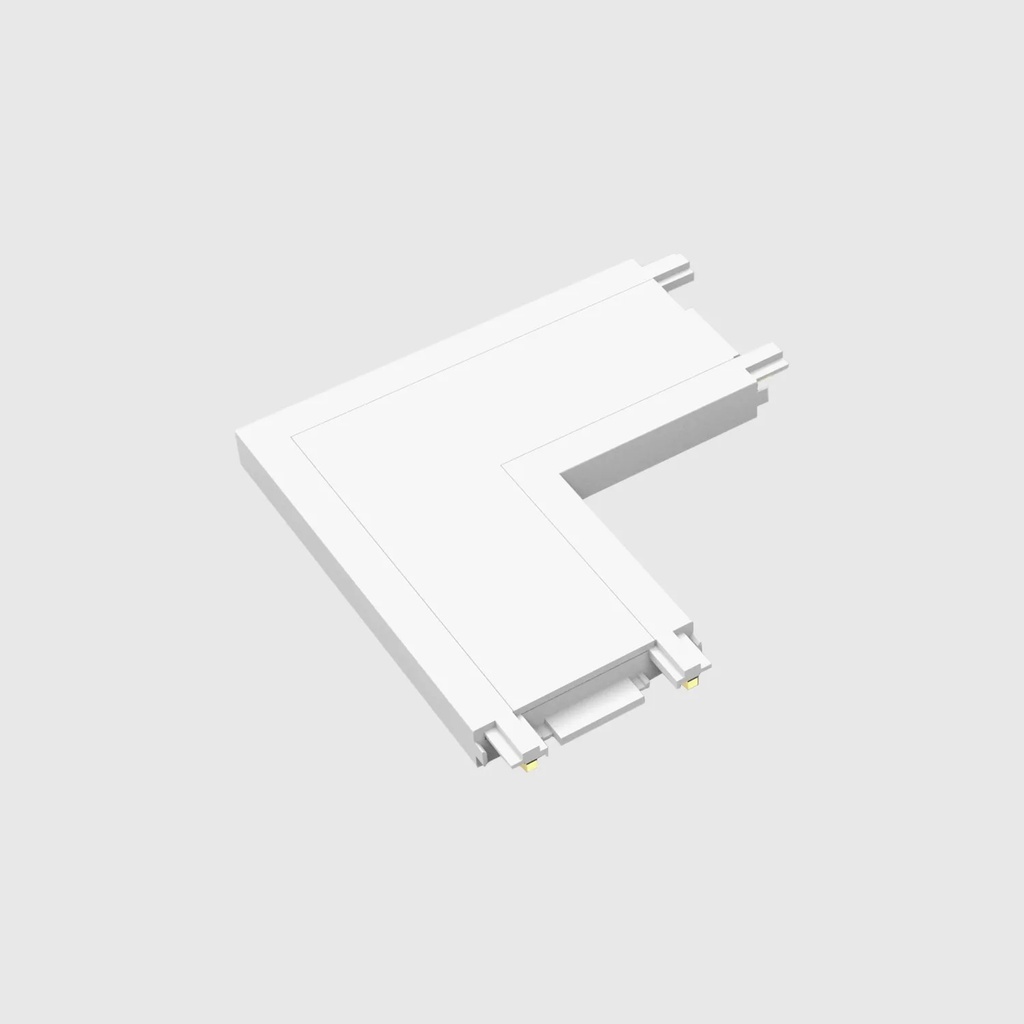 [FC-MAG-LA33135] UNION DE ESQUINA BLANCA P/CARRIL MAGNETICO ''LA''