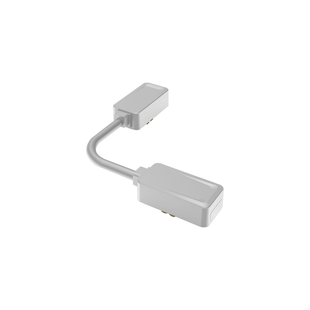 [FC-MAG-LA33289] ACCESORIO UNION FLEXIBLE BLANCA PARA CARRIL MAGNETICO SLIM