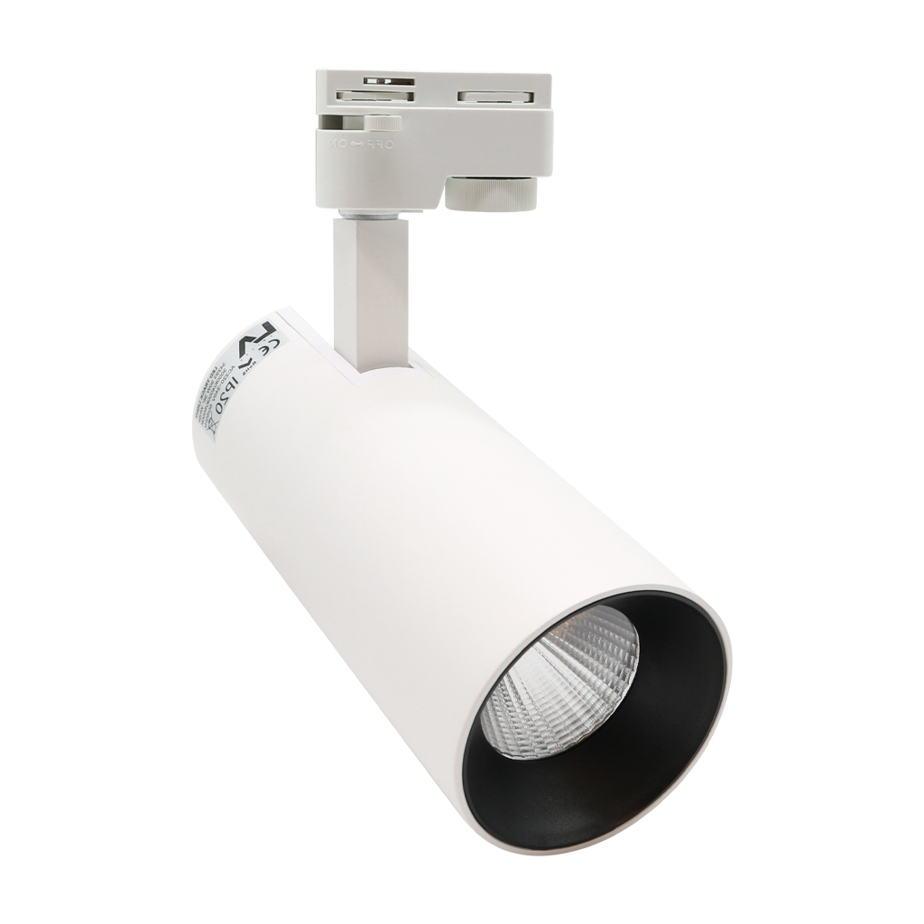 [FC-ZUNIT-BL-CCT] FOCO DE CARRIL MONOFASICO ''ZUNIT'' 28W 2400lm CCT 36º CRI>90 IP20 BLANCO