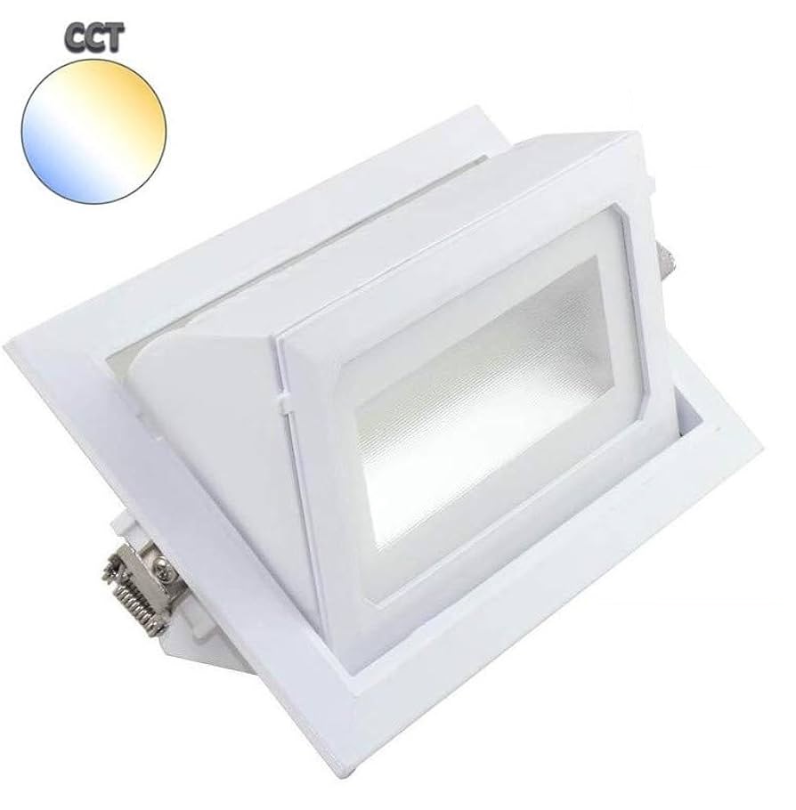 DOWNLIGHT NAVI 36W CCT (3-4-6000K) 3600lm RECTANGULAR ABATIBLE