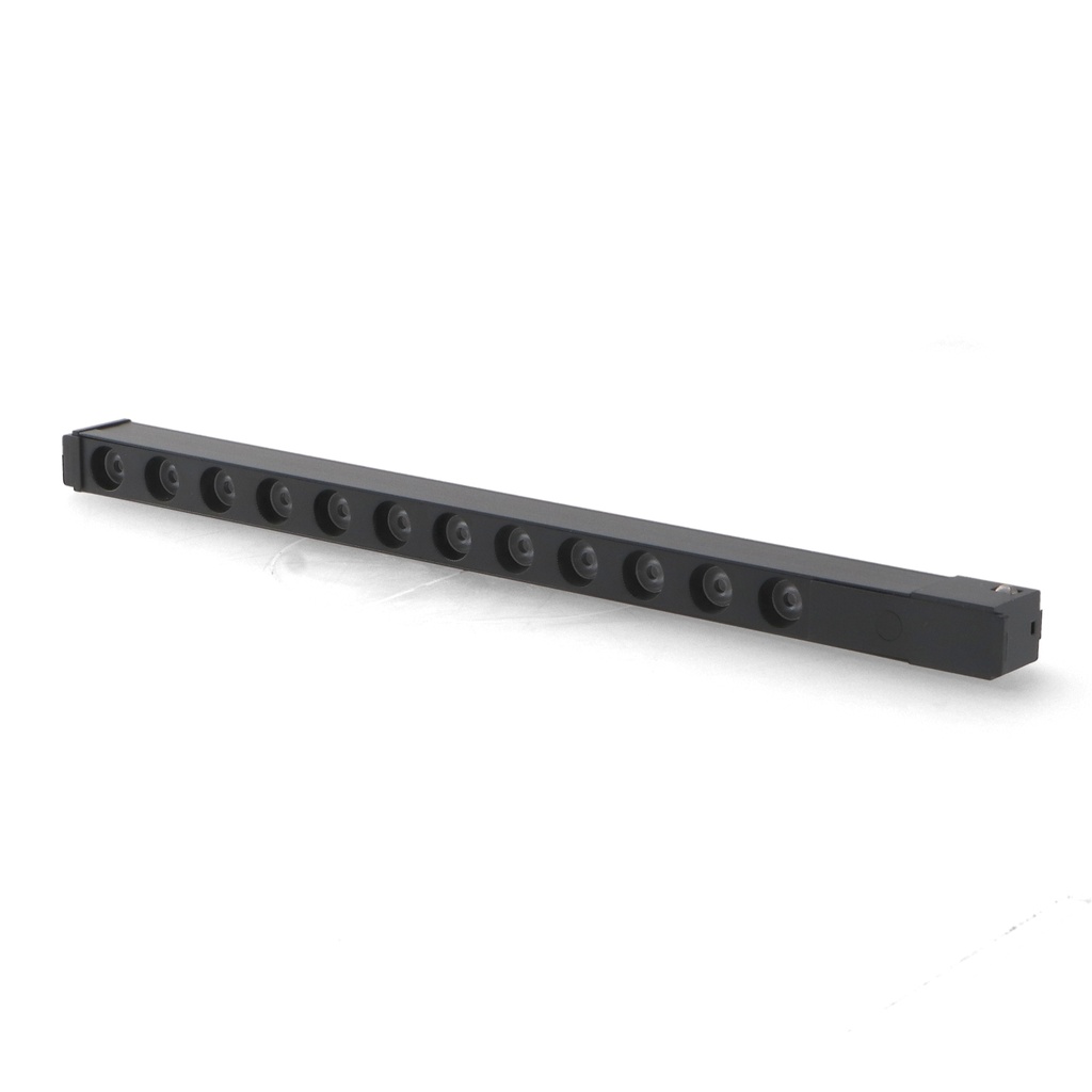 [FC-MAG-LM3557] FOCO LED HALLWAY SERIE 16MM 18W PARA CARRIL MAGNÉTICO NEGRO 48V 4000ºK