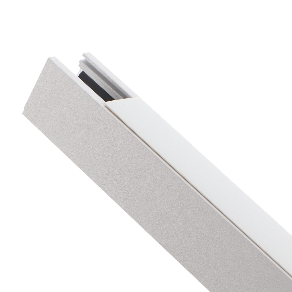 [FC-MAG-LM3576] CARRIL MAGNÉTICO BLANCO SERIE 16MM - 2 METROS