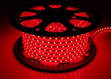 MANGUERA DE LED SMD5050 60 LED/METRO 220VAC IP65 SIN CONECTOR ROJO