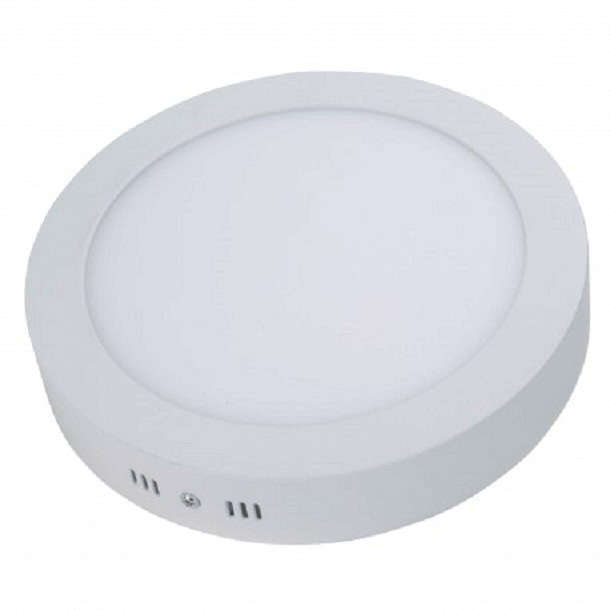[PLF-20W-RD-6] PLAFON RD 20W 6K LUZ FRIA 2000LM IP20 120º 30H ø22.5x3.6cm BLANCO