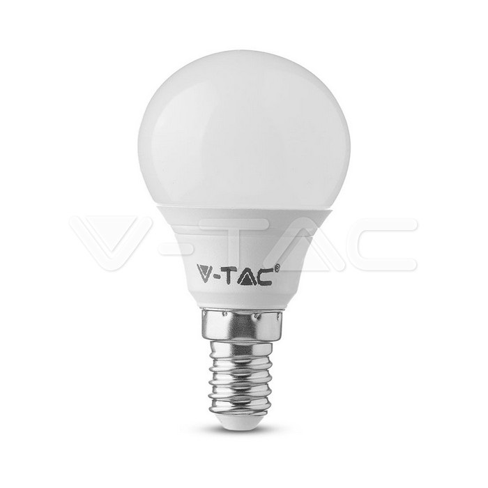 [E14-ESF-7W-6-LM] BOMBILLA LED ESFERICA G45 E14 7W 6K LUZ FRIA 630LM 200º OPAL