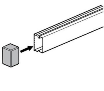 2ud TAPA FINAL PARA MINI CANAL AUTOADHESIVA 16*16mm LEGRAND