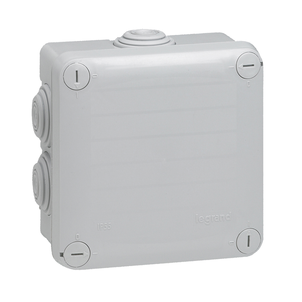 [CAJA-105X105-LG] CAJA DE REGISTRO CUADRADA ESTANCA IP55 105x105x55mm LEGRAND PLEXO