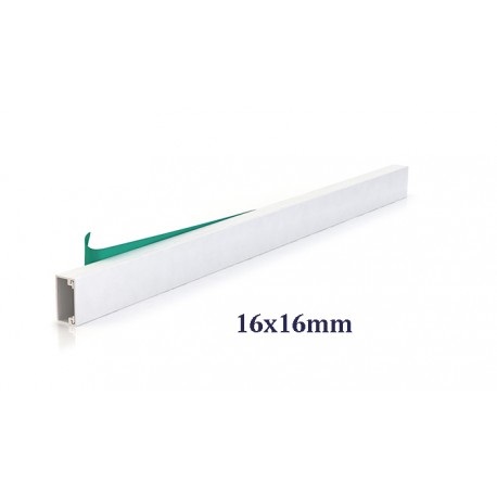 [CAN-16X16-AD-LG] UD. DE 2mts MINI CANAL AUTOADHESIVA 16*16mm LEGRAND