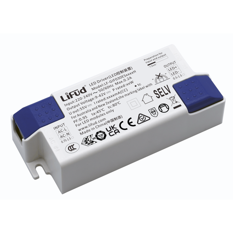 DRIVER LED CC IN:AC220-240V 50/60Hz OUT:DC-24-42V 40W/42W 1000mA/1050mA