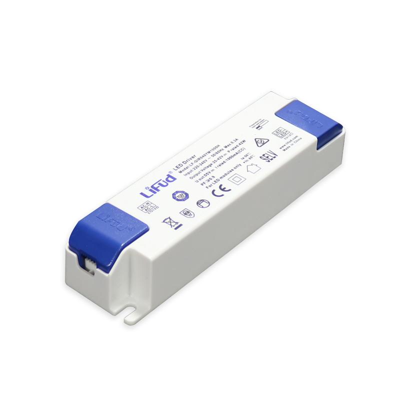 Driver LIFUD 42W Entrada:220-240VAC Salida:25-42VDC 1000mA Flicker Free