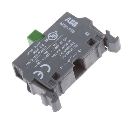 BLOQUE DE CONTACTO AUXILIAR 1NO PARA PULSATERIA 22mm