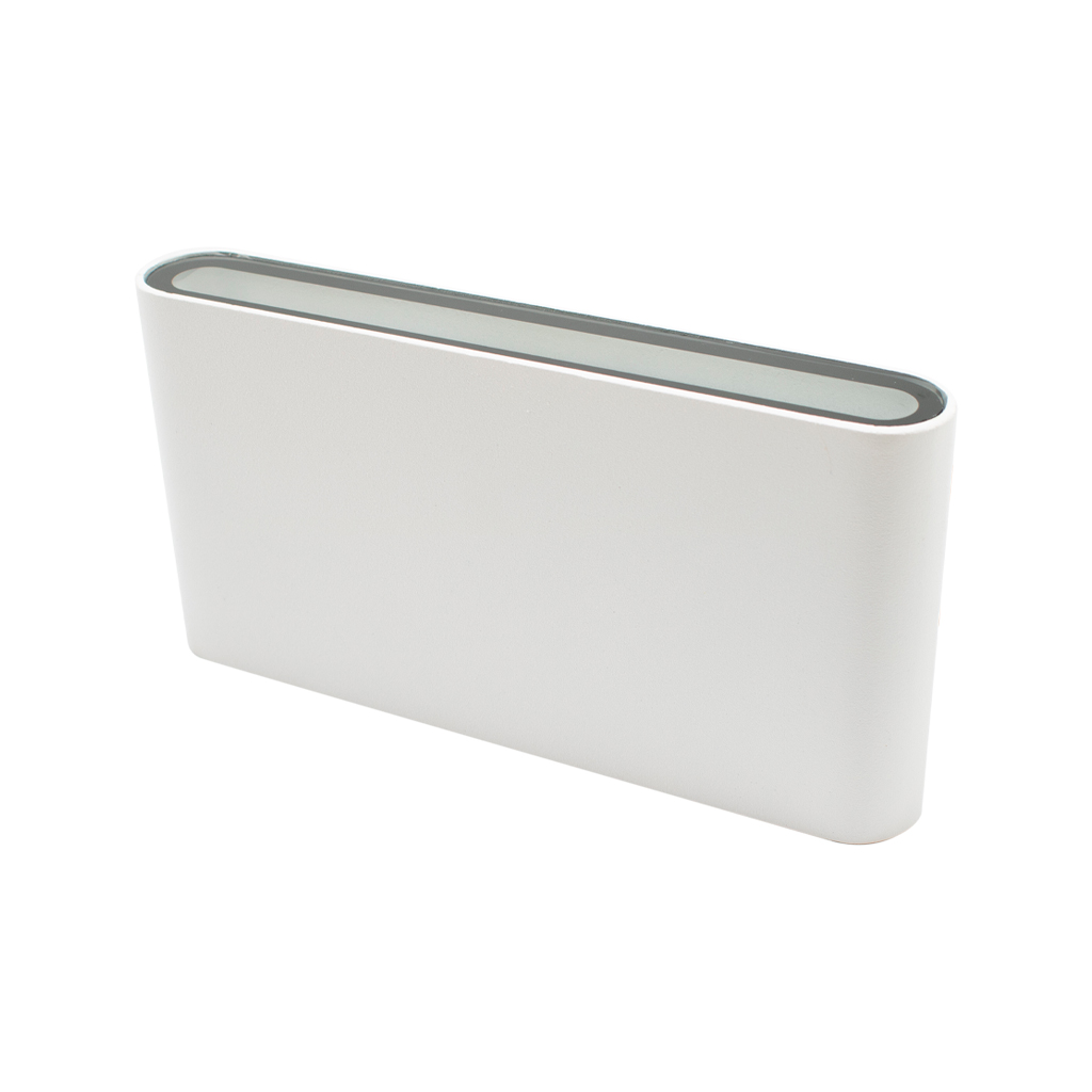 APLIQUE LED ¨SLIM¨ BLANCO 2*6W 4K LUZ NEUTRA 900lm IP54 - DSC