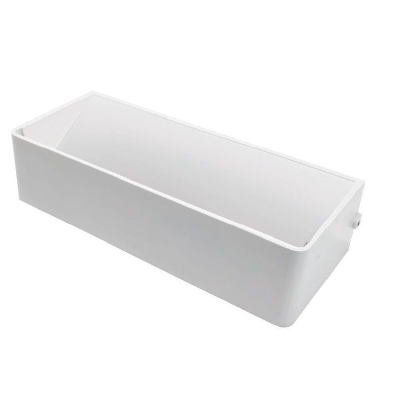 [APL-25475] APLIQUE PARED RECTANGULAR BLANCO 12W 4000ºK 900lm IP54 250x105x62mm - DSC