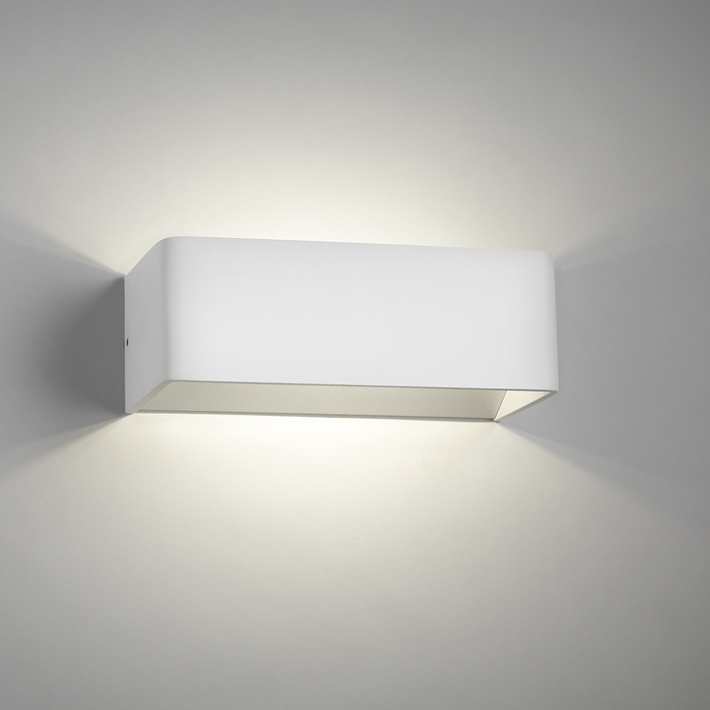[APL-26144] APLIQUE PARED RECTANGULAR BLANCO 10W 4000ºK 800lm IP20 200x100x58mm