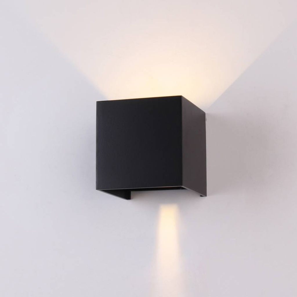 [APL-36747] APLIQUE LED LEK LAMA ORIENTABLE 2x5W 450lm COB RGB+CCT TUYA SMART IP65 ANTRACITA ALUM.