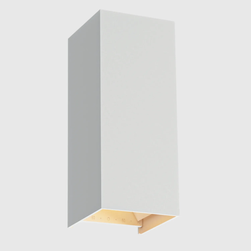 [APL-38635] APLIQUE LED RECTANGULAR VERTICAL LAMA ORIENTABLE 2x5W COB 1180lm CCT3 IP65 BLANCO