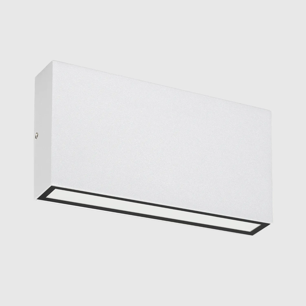 [APL-38697] APLIQUE LED ¨SLIM¨ BLANCO 2x5W 4K LUZ NEUTRA 1190lm IP54