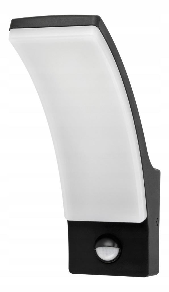 [APL-SPLAY-12W-MAX-PI] APLIQUE MAXLED SPLAY NEGRO CON SENSOR PIR 12W CCT3 1600lm ABS+PC 80x186x225mm