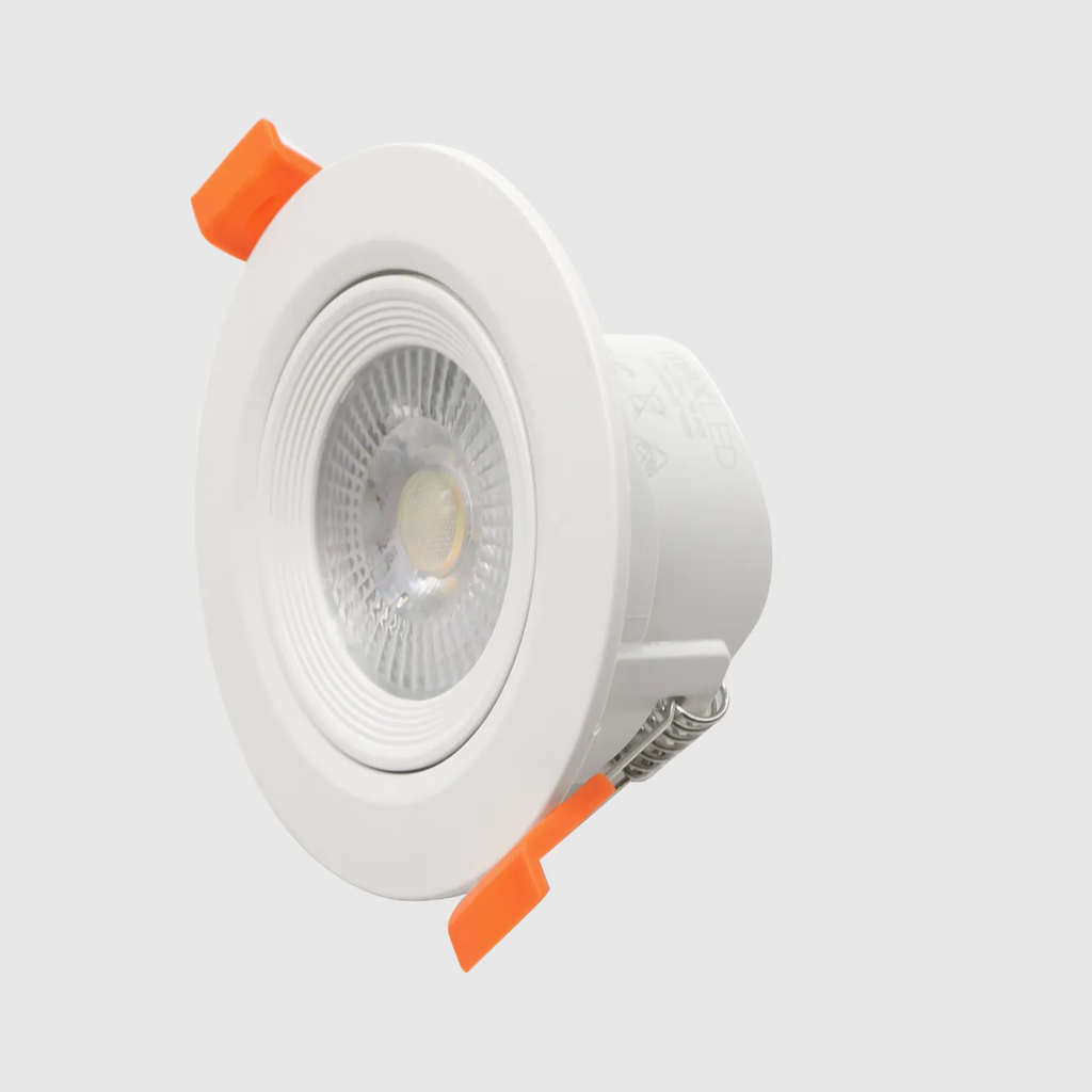 [DW-7W-RD-CCT-BL] DOWNLIGHT ORIENTABLE 7W CCT3 500lm IP20 38º PLASTICO REDONDO Ø90x43mm BLANCO