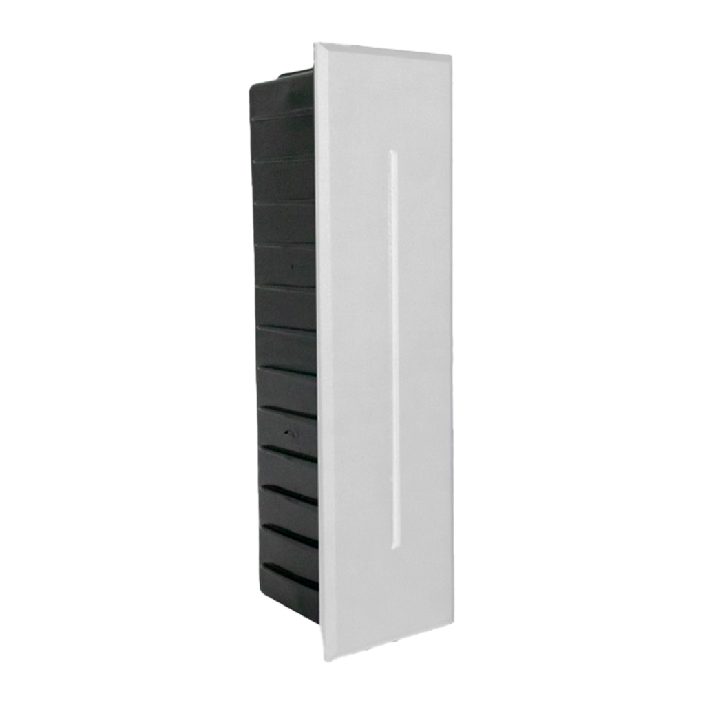 BALIZA EMPOTRAR VERTICAL 3W 110lm IP65 3000ºK 202*58*55mm BLANCA MAXLED