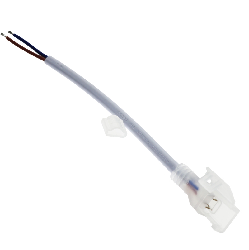 CONECTOR ALIMENTACION TIRAS COB IP67 INT:8mm EXT:12mm