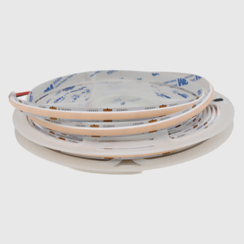 TIRA LED 5Mt 8mm COB IP20 24VDC 50W 2000ºK LUZ MUY CALIDA (10W/m) 850Lm/m CRI90