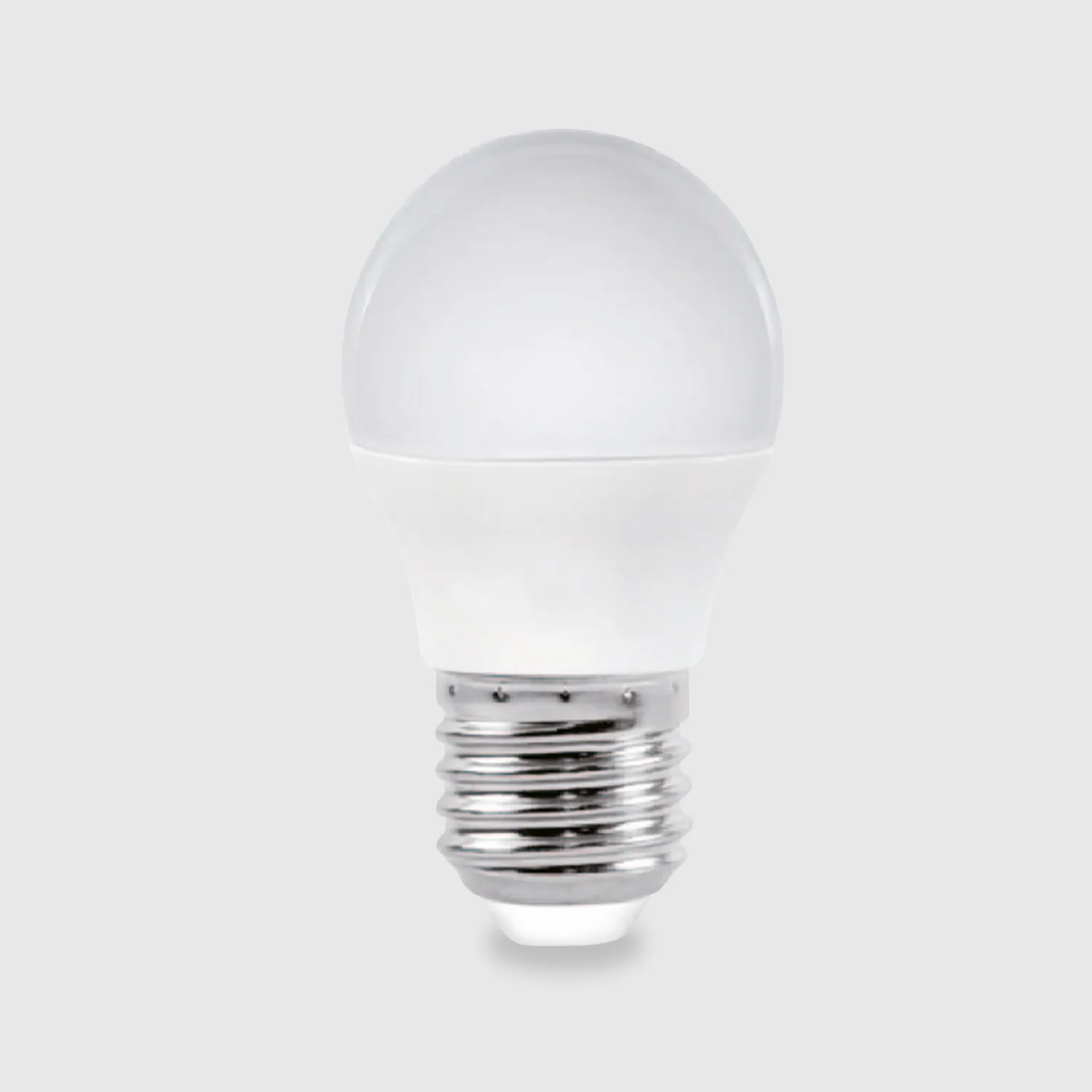 BOMBILLA LED ESFERICA G45 E14 5W 3000ºK LUZ CALIDA 470lm