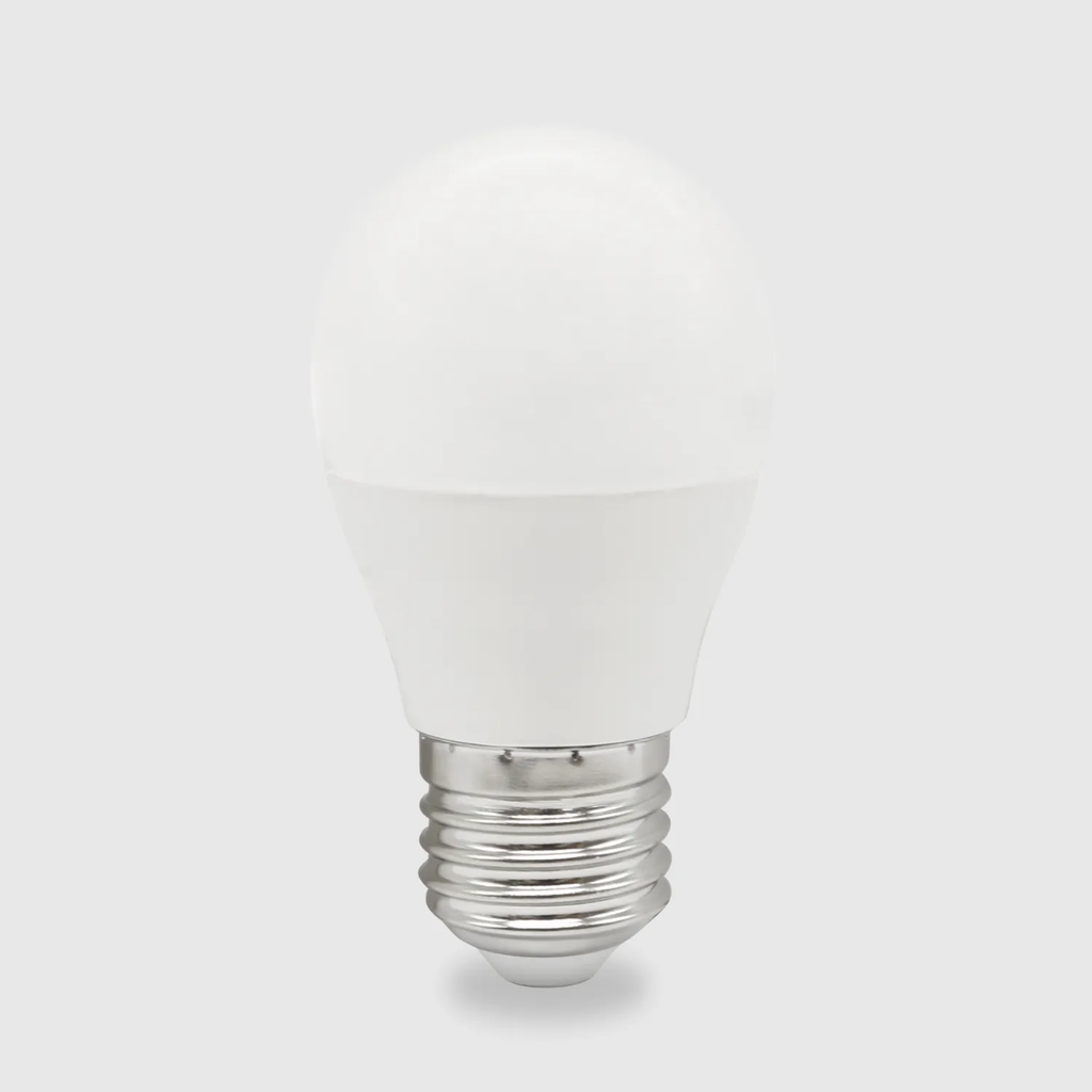 BOMBILLA LED ESFERICA G45 E27 7W 6500ºK LUZ FRIA 600lm