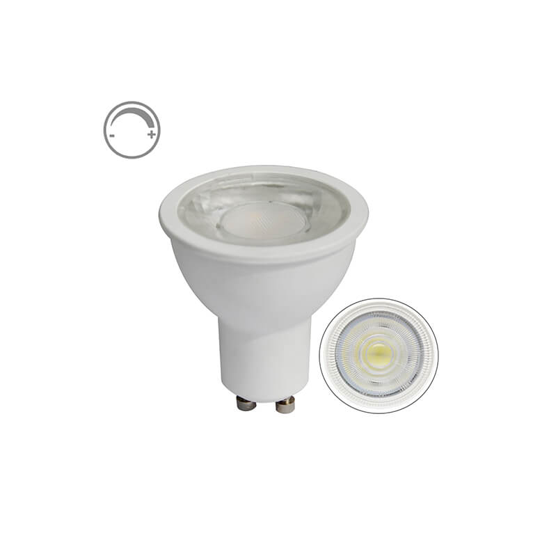 17210 DICROICA LED GU10 8W 3K LUZ CALIDA 600lm 60º DIMMABLE